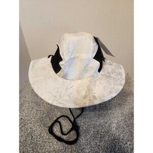RealTree Aspect White Camo  Wav3 Boonie Bucket Fishing Sun Hat OSFM New w/ Tags